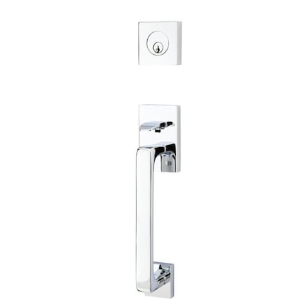 Emtek Bright Chrome Handleset 4830SQUUS26 4830SQUUS26